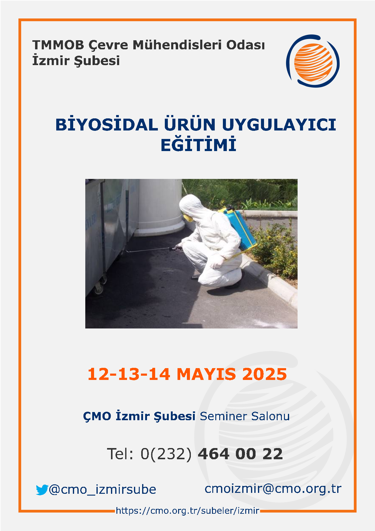Duyuru: Biyosidal Ürün Uygulayıcı Eğitimi 