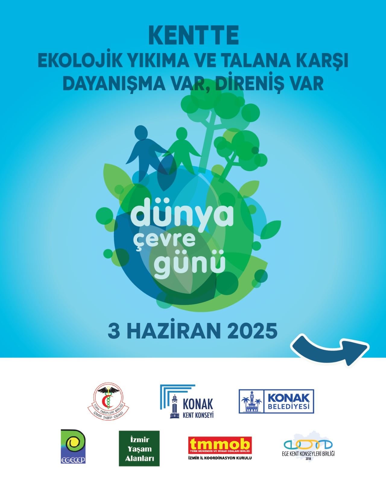 DUYURU: "EKOLOJİK YIKIMA KARŞI DİRENİŞ VE DAYANIŞMA DEVAM EDİYOR" 