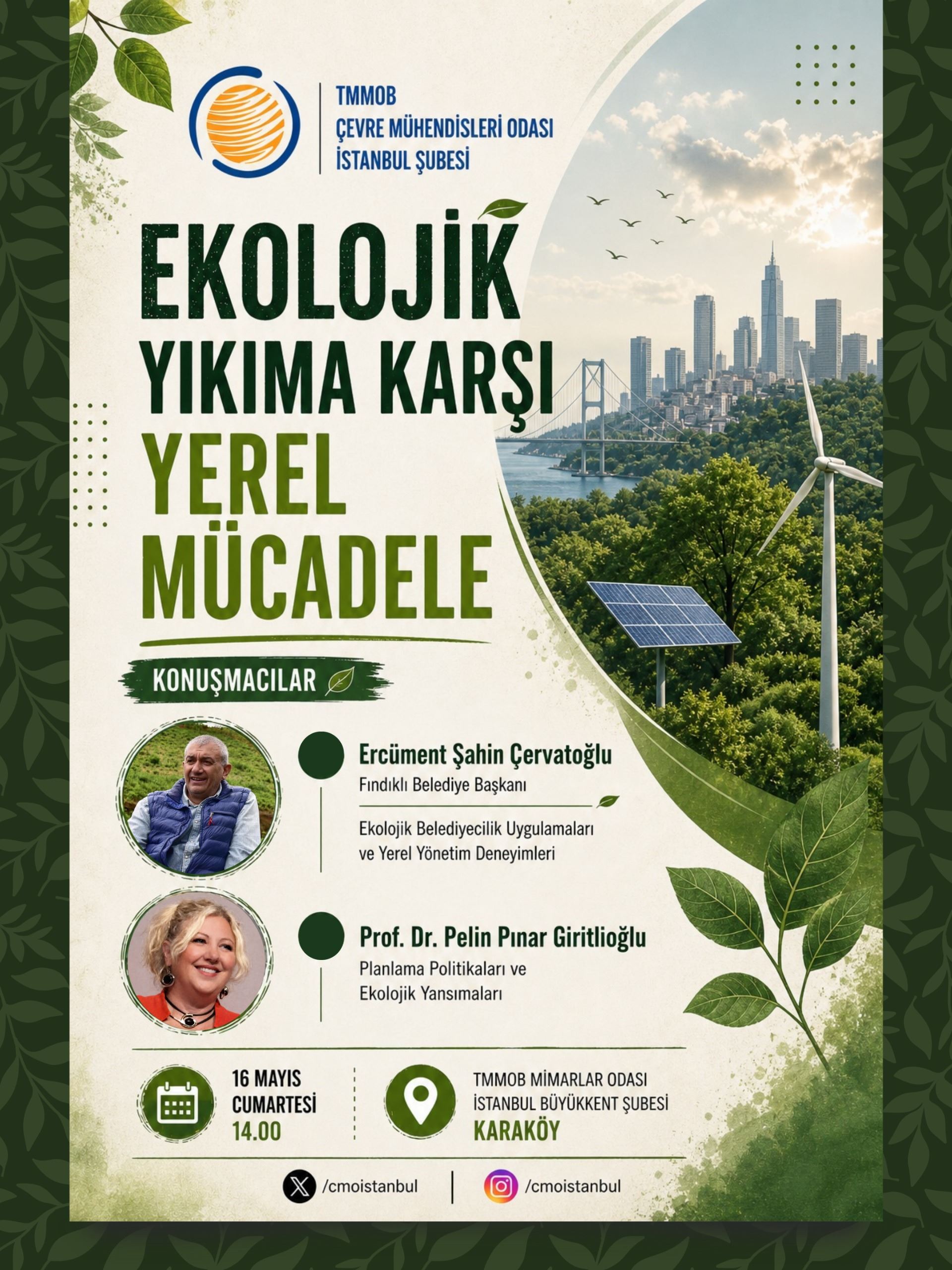 “Ekolojik Yıkıma Karşı Yerel Mücadele” Paneli 