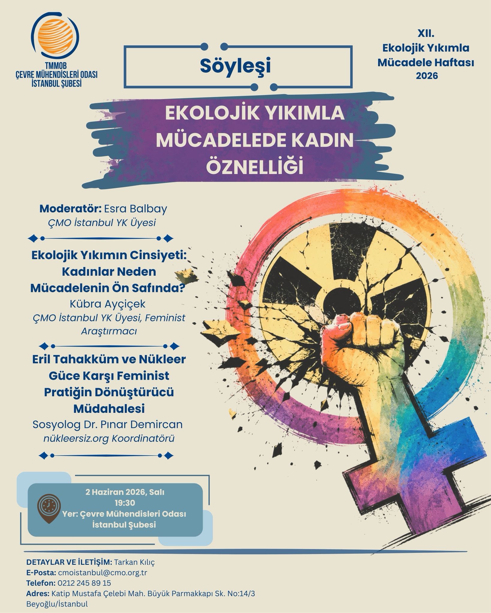 Ekolojik Yıkımla Mücadelede Kadın Özneliği Söyleşisine Davet