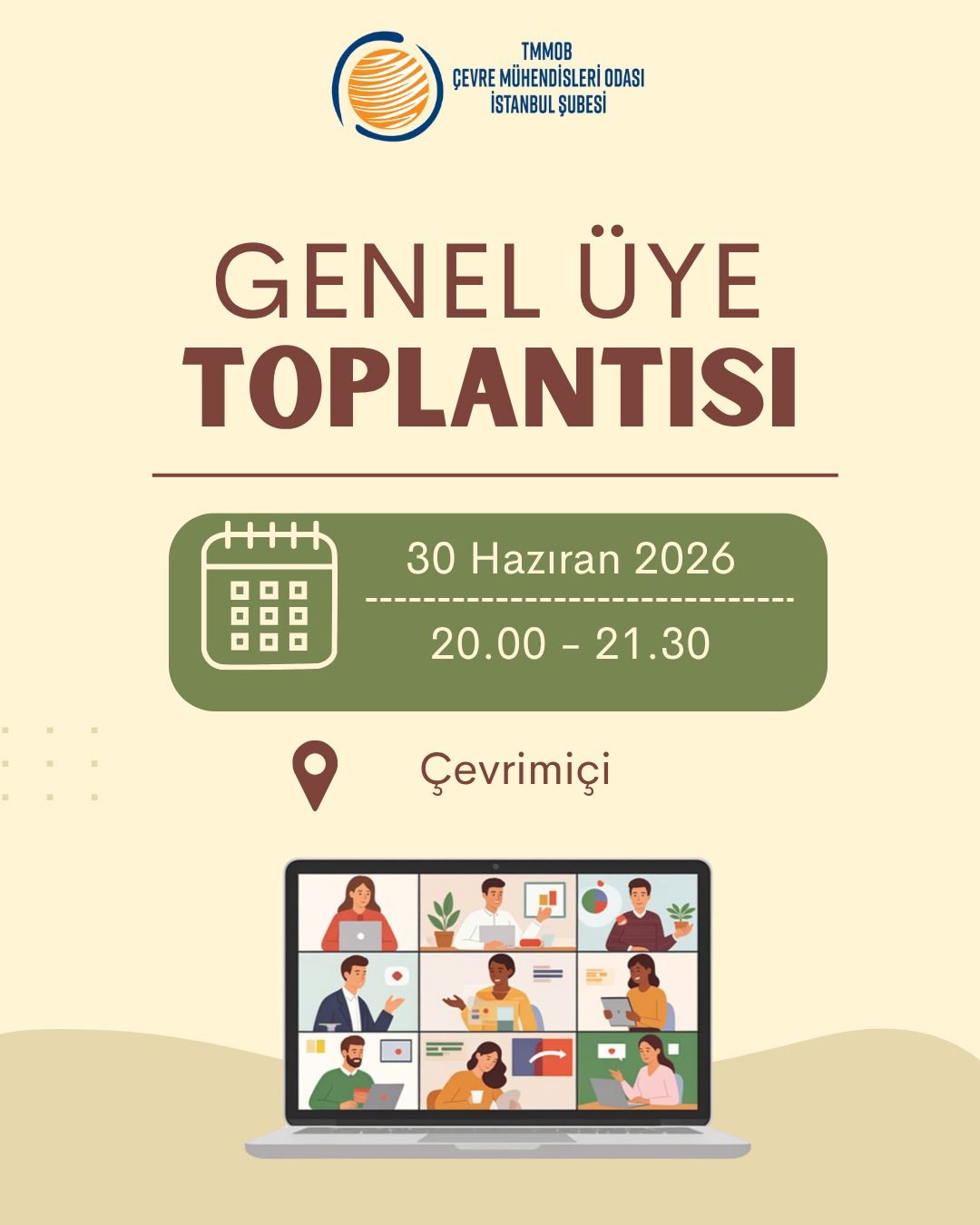 1. Genel Üye Toplantısı Çevrimiçi Olarak Gerçekleştirilecek