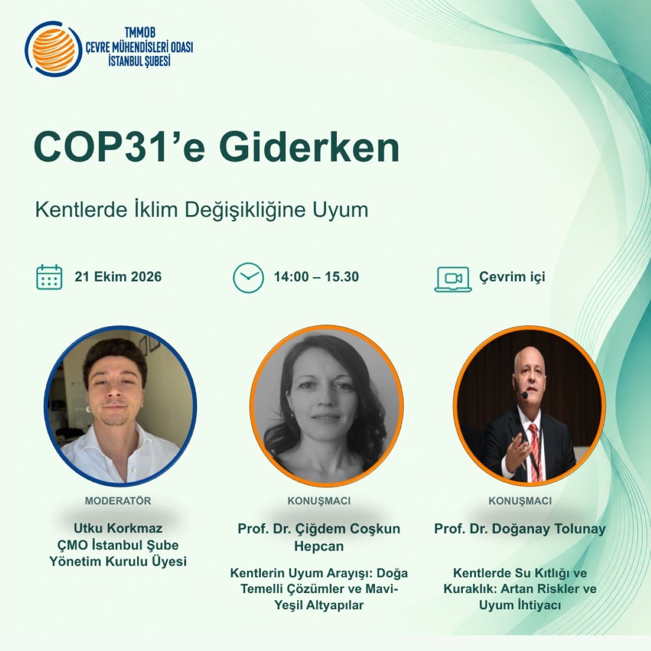 COP31’e Giderken: Kentlerde İklim Değişikliğine Uyum Söyleşisi