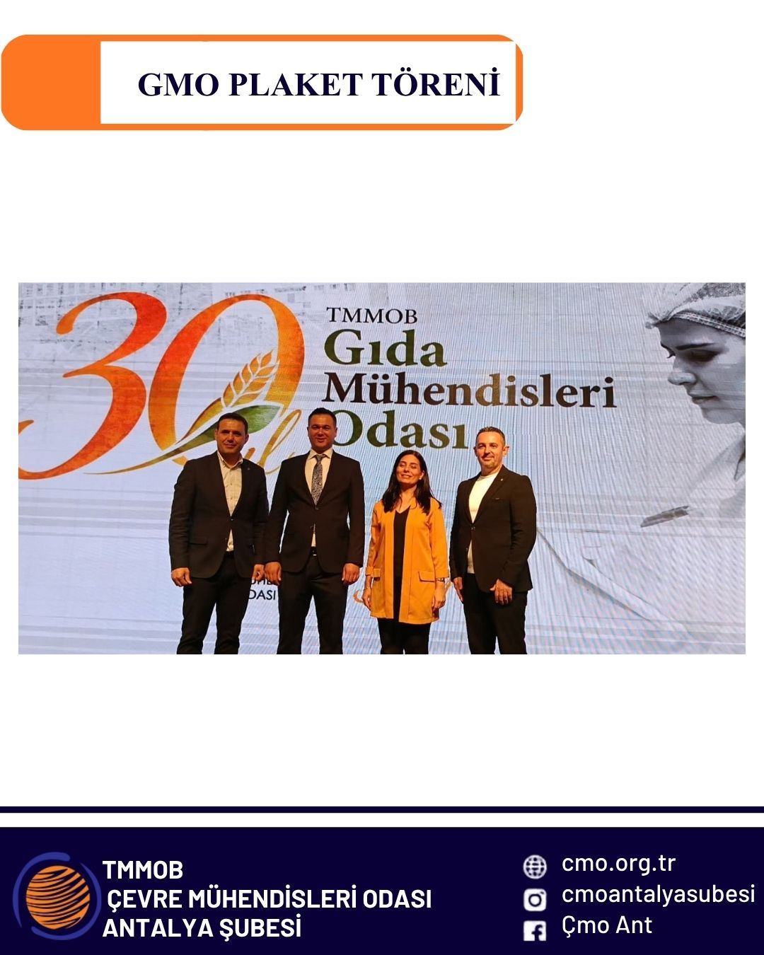 GMO PLAKET TÖRENİ KATILIMI