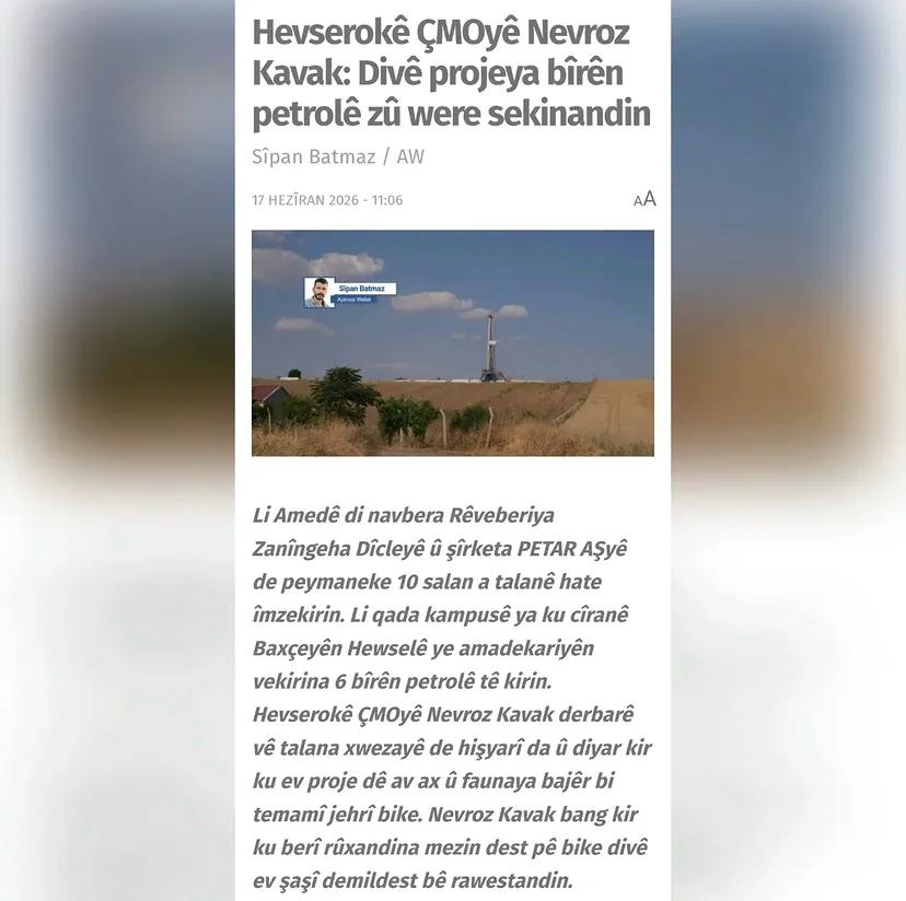 "UNESCO Dünya Mirası sınırlarında kalan hem Hevsel Bahçelerini hem kendin yeşil koridoru olan üniversite kampüsünün Ekolojik yıkım alanı olmaması için çağrıda bulunuyoruz "