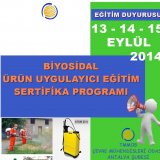 BİYOSİDAL ÜRÜN UYGULAYICI EĞİTİM PROGRAMI
