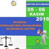 BİLİRKİŞİKAMULAŞTIRMA DAVALARINDA BİLİRKİŞİLİK EĞİTİMİ