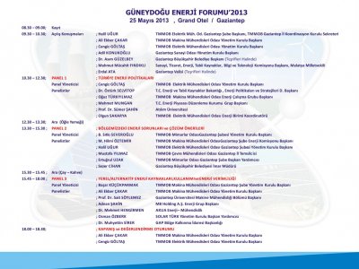 GÜNEYDOĞU ENERJİ FORUMU-2013