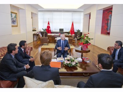 YÖNETİM KURULU ÜYELERİMİZKILIÇDAROĞLU VE GÜNAYDINI ZİYARET ETTİ