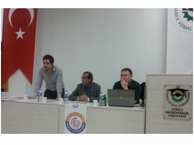 "ÇEVRE GÖREVLİSİ KAVRAMI VE ÇEVRE MÜHENDİSLİĞİ KAVRAMINA GENEL BAKIŞ" KONULU SEMİNER GERÇEKLEŞTİRİLDİ 