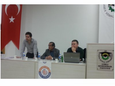 `ÇEVRE GÖREVLİSİ KAVRAMI VE ÇEVRE MÜHENDİSLİĞİNE GENEL BAKIŞ` KONULU SEMİNER GERÇEKLEŞTİRİLDİ