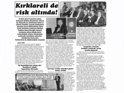 DÜNYA SU GÜNÜNDE SU YÖNETİMİ