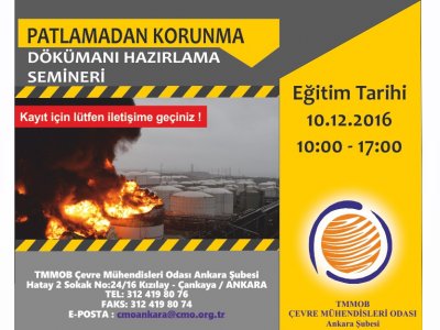 PATLAMADAN KORUNMA DÖKÜMANI HAZIRLAMA EĞİTİMİÜCRETSİZ)