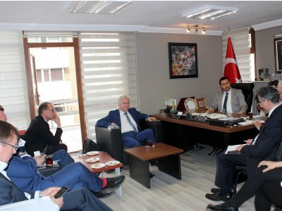 ÇMO ALMANYADAN GELEN HEYETİ AĞIRLADI