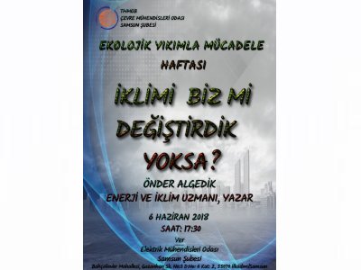 EKOLOJİK YIKIMLA MÜCADELE HAFTASI: SÖYLEŞİ