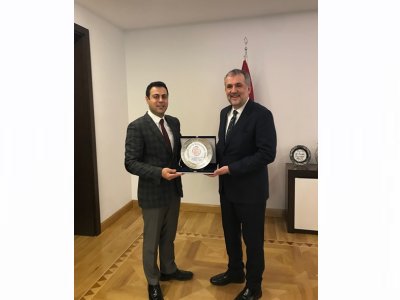ÇMODAN ÇEVRE VE ŞEHİRCİLİK BAKAN YARDIMCISI PROF. DR.MEHMET EMİN BİRPINARA ZİYARET