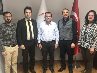 TMMOB İNŞAAT MÜHENDİSLER ODASI KONYA ŞUBESİ BAŞKANI PROF. DR. KAMİL AKIN HOCAMIZA ZİYARETTE BULUNDUK.