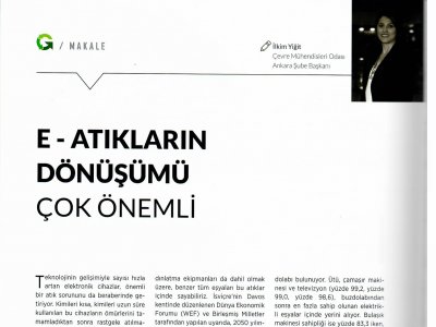 E-ATIKLARIN DÖNÜŞÜMÜ