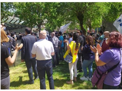 AMED EMEK VE DEMOKRASİ PLATFORMU 1 MAYIS İÇİN BASIN AÇIKLAMASI GERÇEKLEŞTİRDİ.
