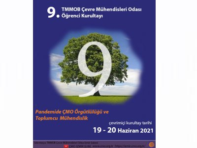 9.TMMOB Çevre Mühendisleri Öğrenci Kurultayına çağrı