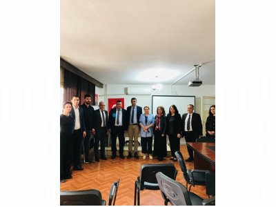 Adana Çevre Şehircilik ve İklim Değişikliği İl Müdürü Sn. Halit ERGİN`in Şubemizi ziyareti.